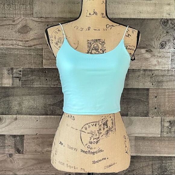ROMWE Crop Cami Light Blue Size Small / S - Picture 1 of 7